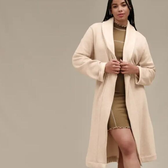 Ugg Duffield Robe- Oatmeal Heather - Picture 4 of 9